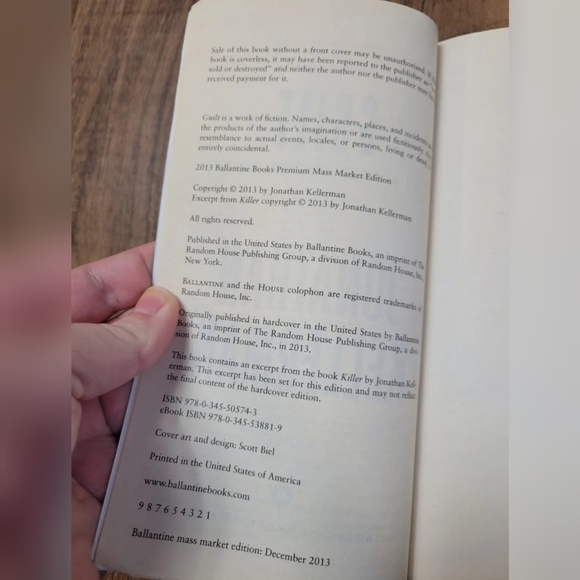 BOGO Guilt by Jonathan Kellerman paperback - Picture 4 of 4